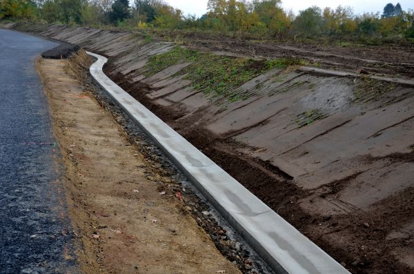 Slope Drainage Installation in Chester
