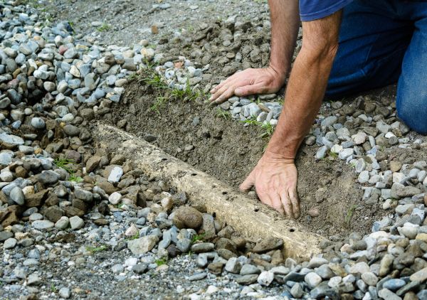 French Ditch Installation in Chester