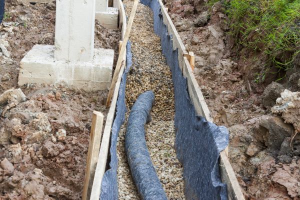 French Drain Installation in Chester